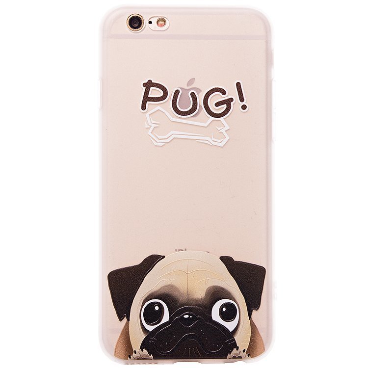 Накладка SC070 Мопс Чубака iPhone 6 (002)