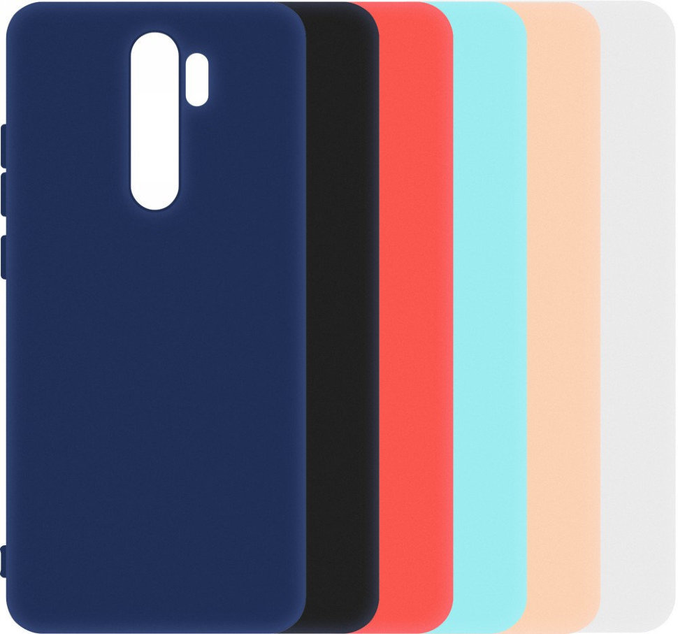 Накладка TPU МАТОВАЯ Xiaomi Redmi Note 8 Pro красная