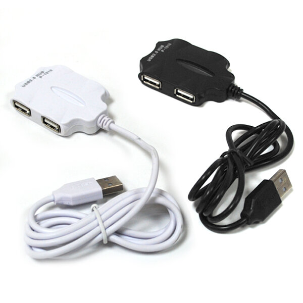 USB HAB P-1010 4 порта с кабелем 1 м черный