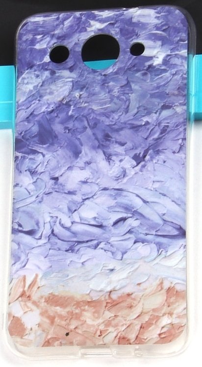 Накладка матовая Samsung J415 Galaxy J4 Plus 2018 Фиолетовая краска