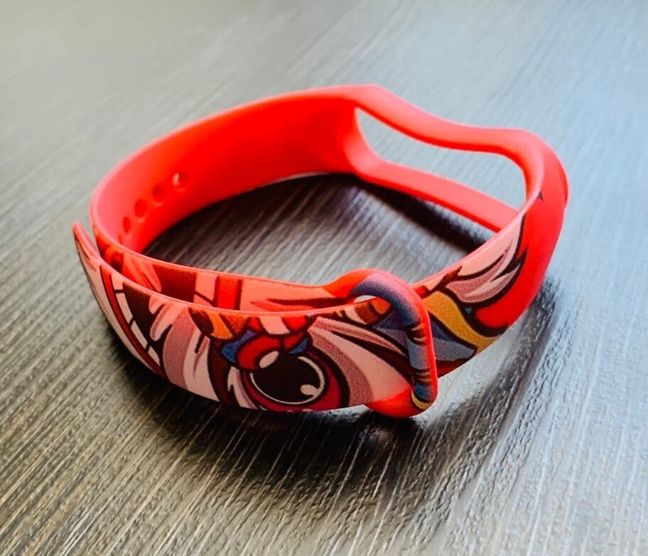 Ремешок WB01 силиконовый для Xiaomi Mi Band 5 (016)