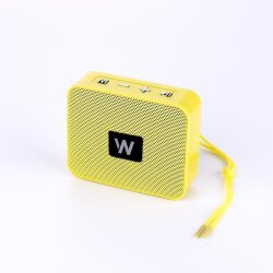 Колонка WALKER WSP-100, Bluetooth, 5Вт*1, TWS синхронизация, желтая