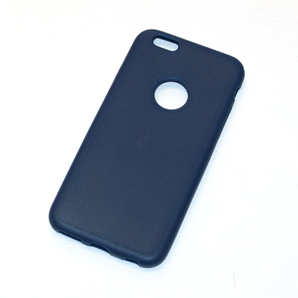 Накладка с тиснением  iPhone 6 синяя