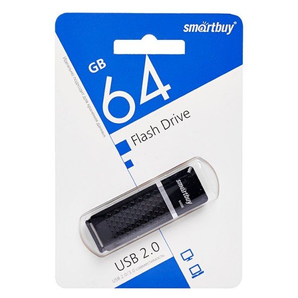 SmartBuy USB 64GB Quartz Black