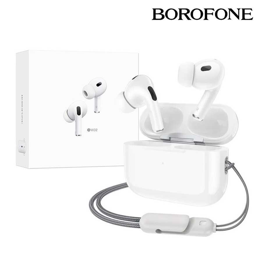 Наушники Bluetooth BOROFONE BW32 TWS, белые
