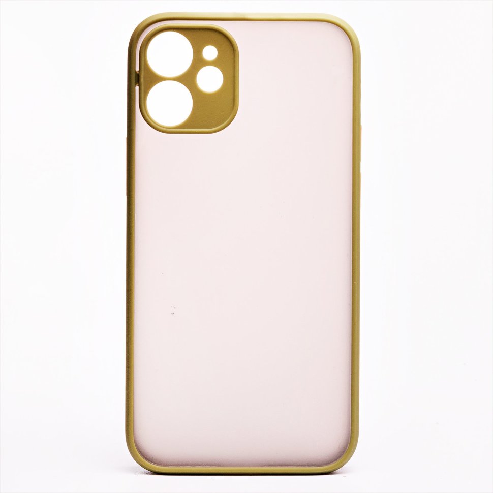 Накладка PC041 iPhone 12 mini (green/black)