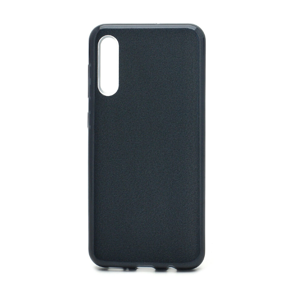 Накладка SC097 БЛЕСТКИ 3в1 Samsung A505 Galaxy A50 2019 (black)