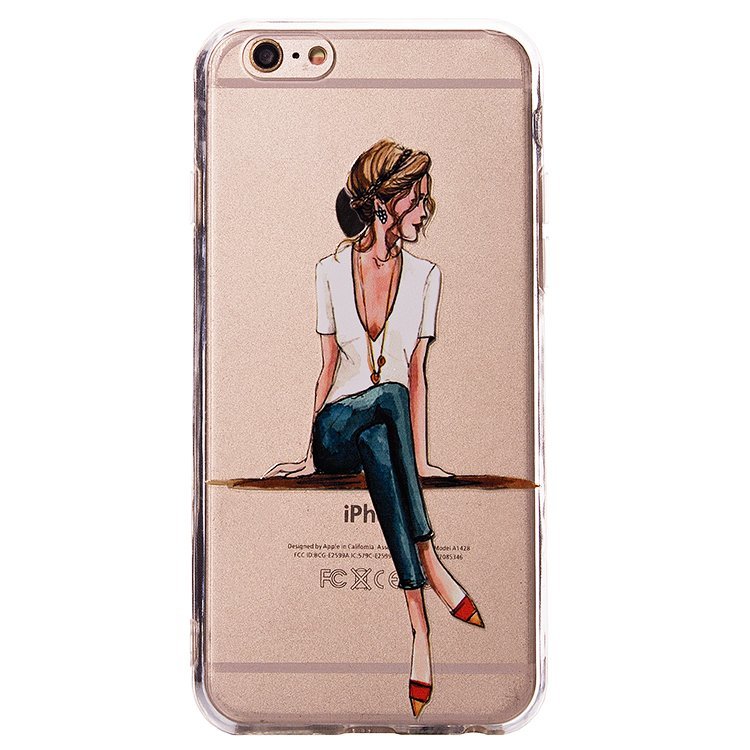 Накладка PC010 Девушка iPhone 6 (005)