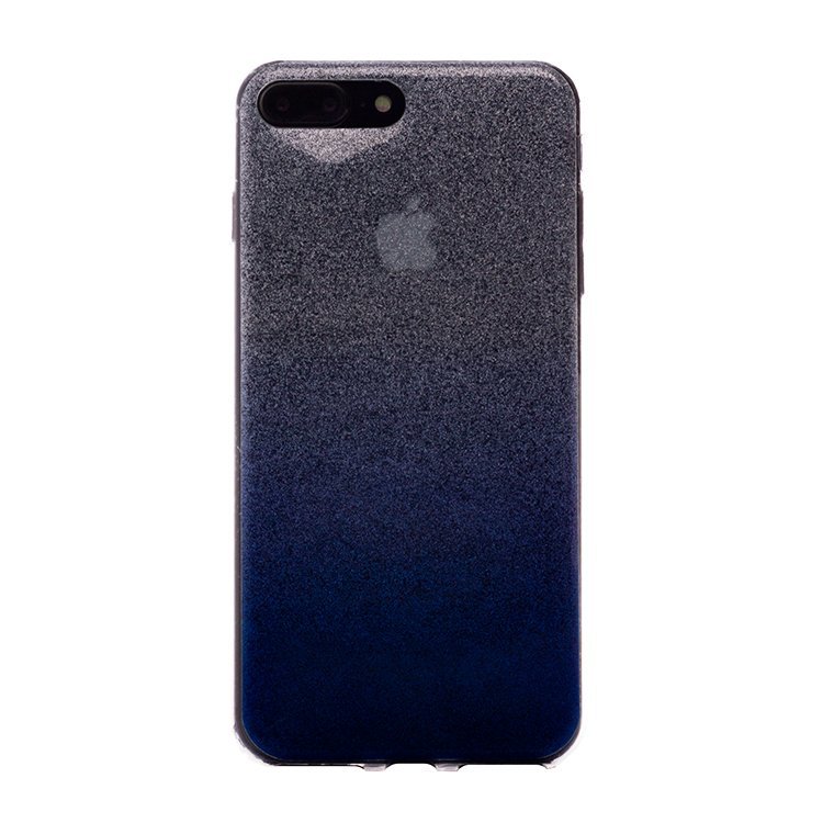Накладка силиконовая Glamour iPhone 7 Plus/8 Plus blue/silver