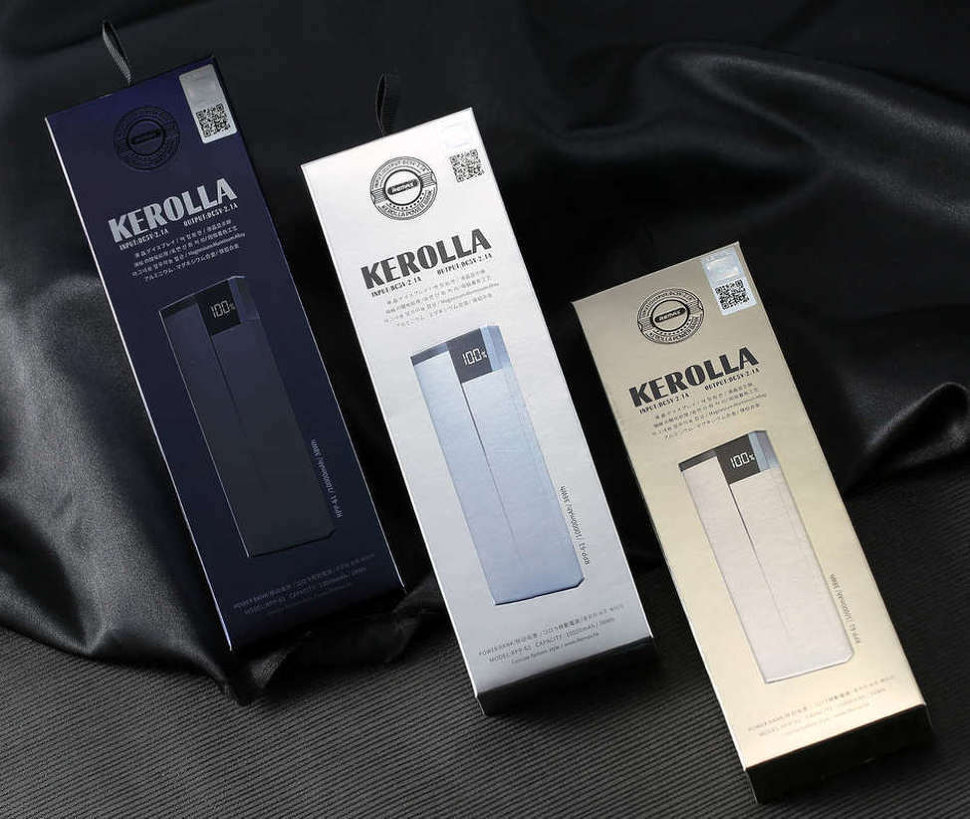 Внешнее ЗУ Power Bank REMAX Kerolla 10000mAh RPP-61 черное