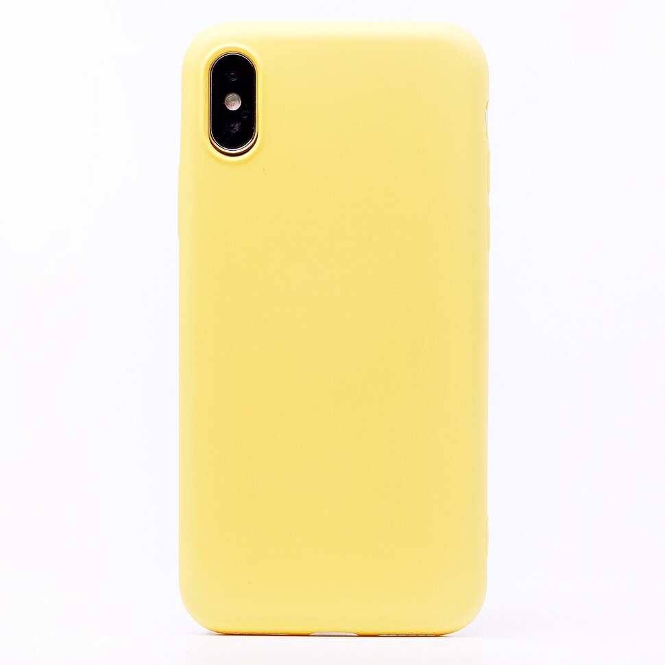 Накладка Activ Full Original Design для Apple iPhone X/XS (yellow)