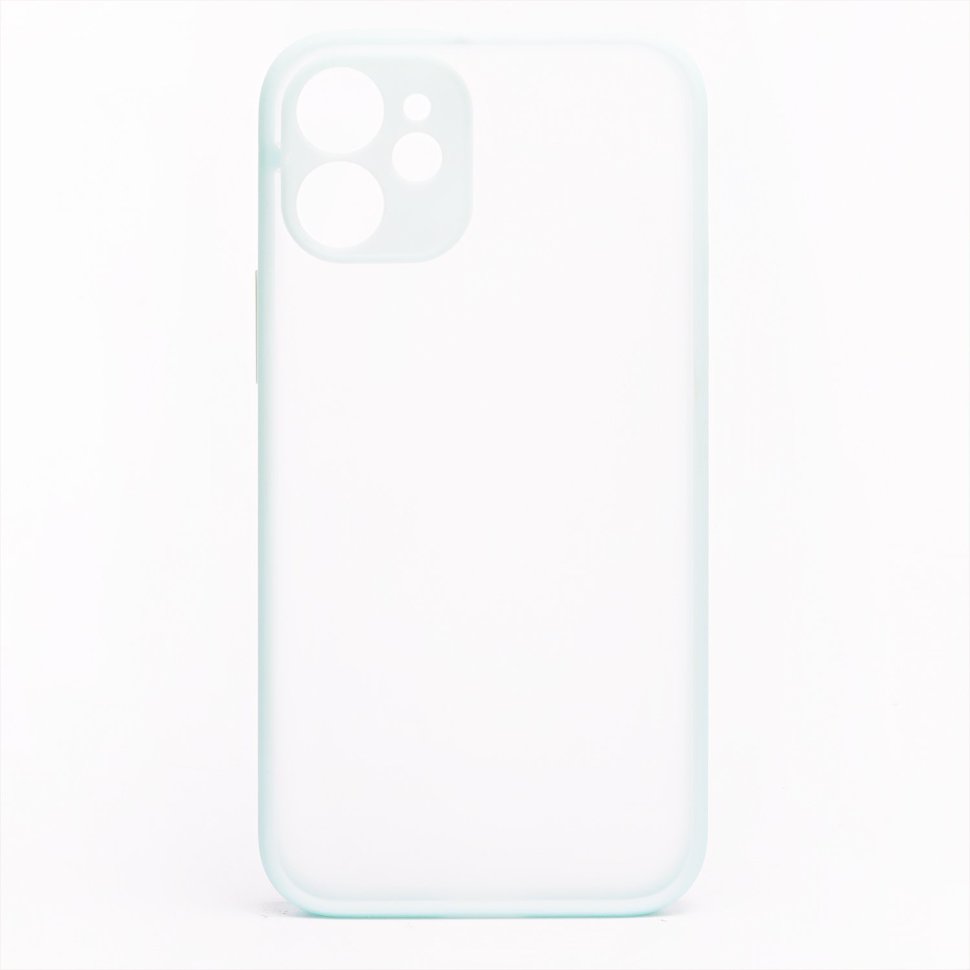 Накладка PC041 iPhone 12 mini (light blue/white)