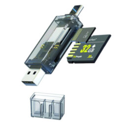 Card reader WALKER WCD-72 (SD/microSD) Type-C-USB
