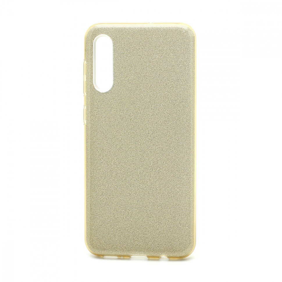 Накладка SC097 БЛЕСТКИ 3в1 Samsung A505 Galaxy A50 2019 (gold)