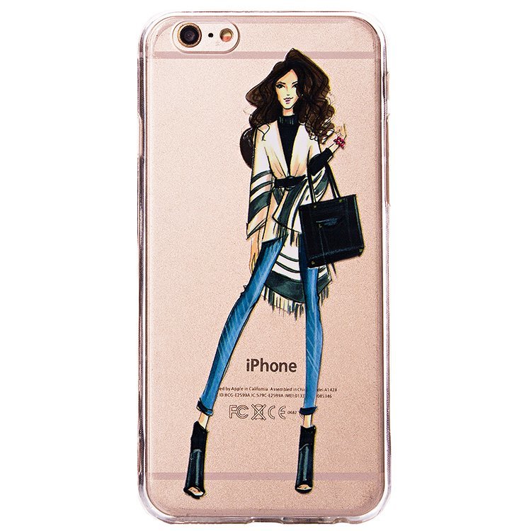 Накладка PC010 Девушка iPhone 6 (006)