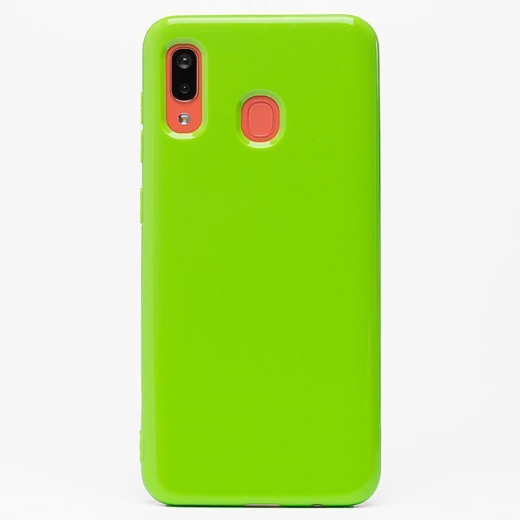 Накладка SC158 Samsung A205/A305 Galaxy A20/A30 Глянец зеленая