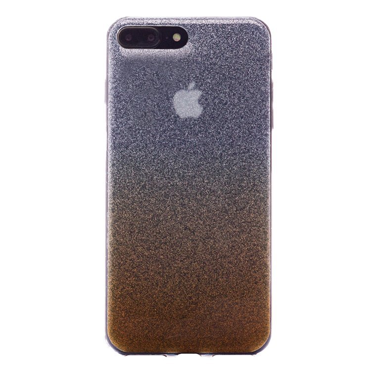 Накладка силиконовая Glamour iPhone 7 Plus/8 Plus gold/silver