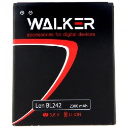 АКБ WALKER Lenovo BL242 A6010/A6000 2300 mAh