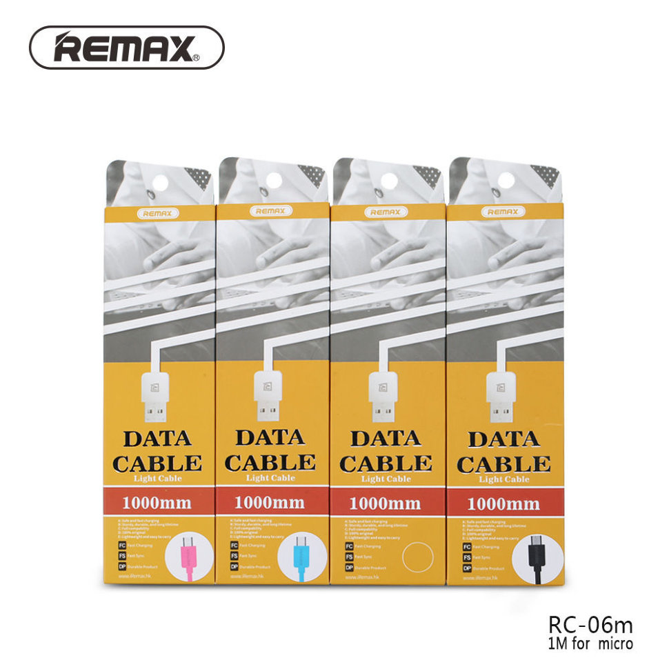 Кабель USB - MicroUSB REMAX Light Cable RC-006m синий