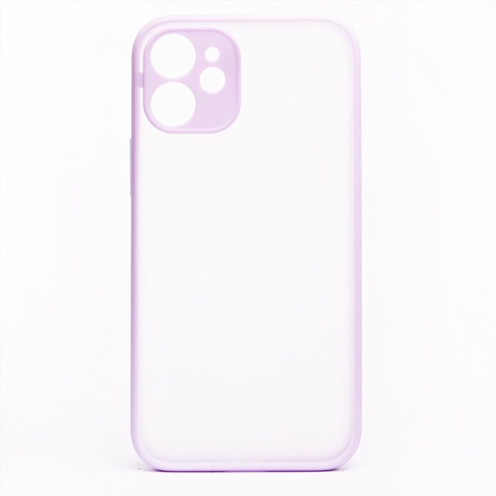 Накладка PC041 iPhone 12 mini (light violet/white)
