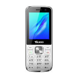 Мобильный телефон Olmio M22 silver (2 Sim, microSD, Bluetooth, FM, 1000 mAh, Фонарик, Камера)