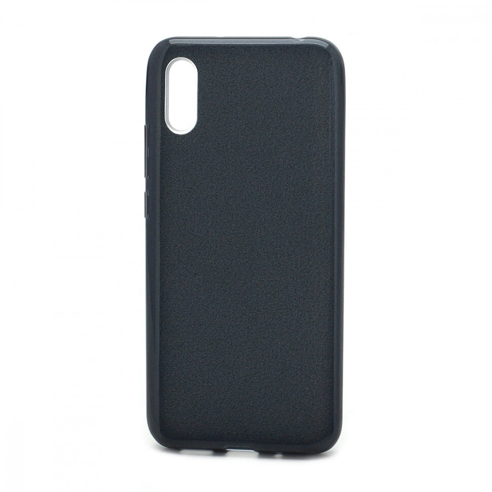Накладка SC097 БЛЕСТКИ 3в1 Xiaomi Redmi 9A (black)
