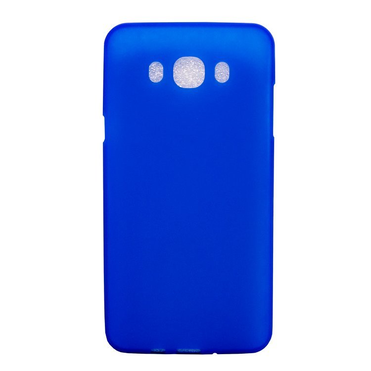 Накладка силиконовая МАТОВАЯ Samsung J710 Galaxy J7 2016 синяя