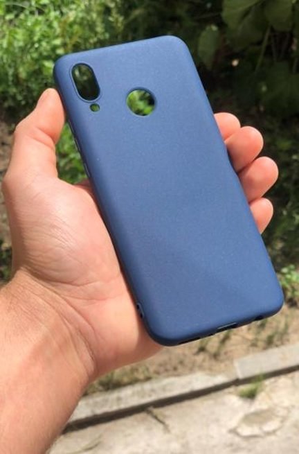 Накладка TPU МАТОВАЯ Xiaomi Redmi Go синяя