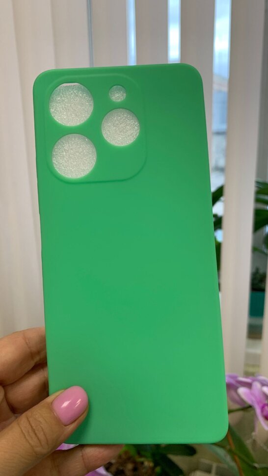 Накладка силиконовая SOFT TOUCH Tecno Spark 10 Pro, зеленый