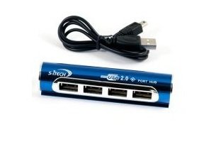 USB HUB 2.0 S-iTECH HB2306 4 порта синий