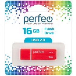 Perfeo USB 16GB C01G2 Red