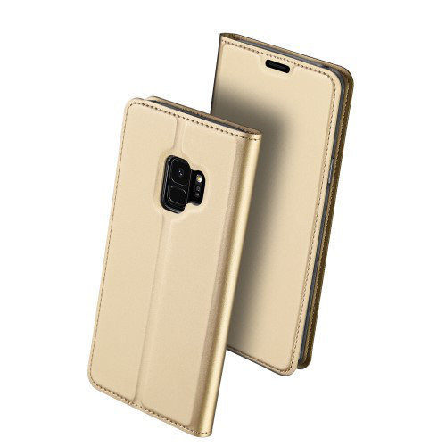 Чехол-книга Dux Ducis SKIN Pro Series для Samsung S9 gold