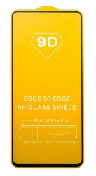 Стекло 9D "Full glue" для Tecno Camon 18, тех.упаковка (желтая подложка)