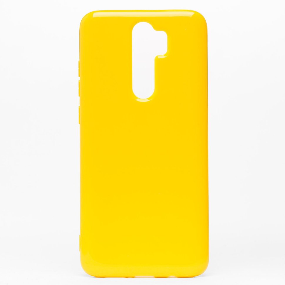 Накладка SC158 Xiaomi Redmi Note 8 Pro Глянец желтая