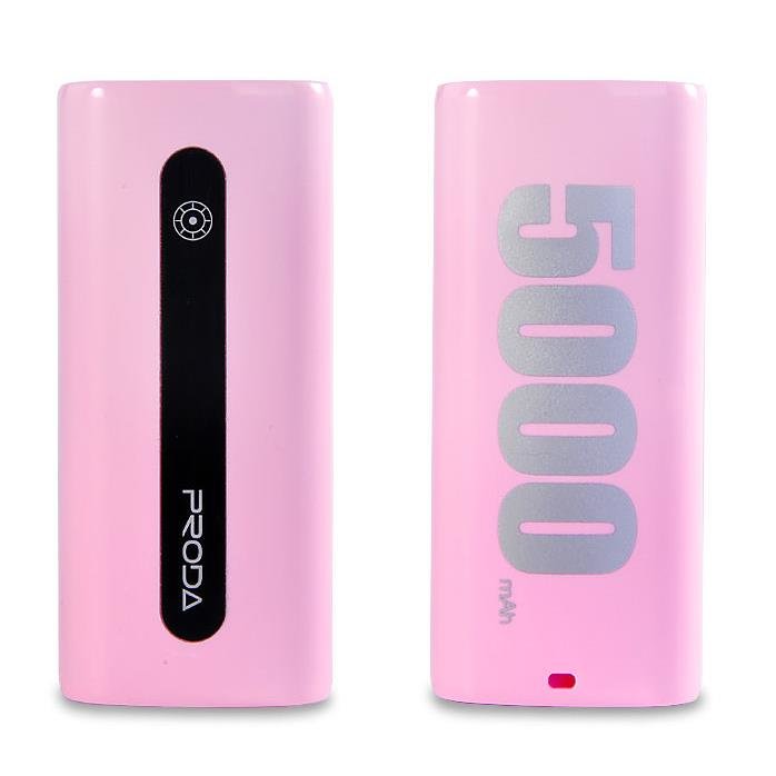 Внешнее ЗУ Power Bank REMAX Proda E5 5000mAh PPL-15 розовое (повреждена упаковка)