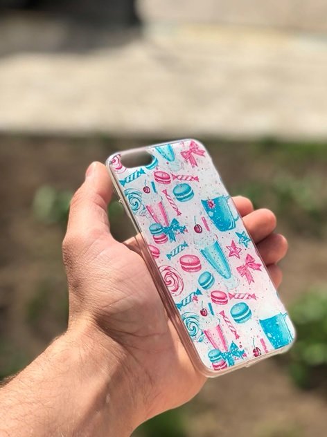 Накладка Fantastique 3D с блестками Xiaomi Redmi 6A Cake