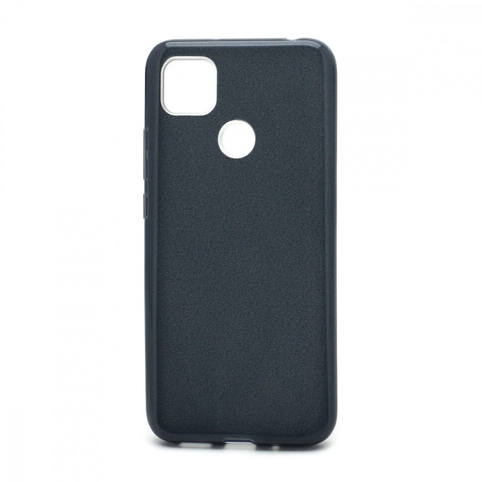 Накладка SC097 БЛЕСТКИ 3в1 Xiaomi Redmi 9C (black)