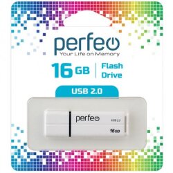 Perfeo USB 16GB C01G2 White