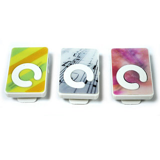 MP3 плеер RK-302 (MicroSD+наушники+ЗУ) разноцветные