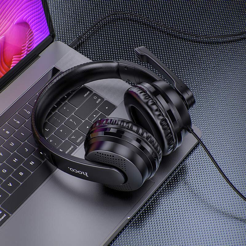Гарнитура полноразмерная HOCO W103 Magic, черная