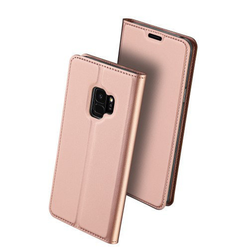 Чехол-книга Dux Ducis SKIN Pro Series для Samsung S9 rose gold