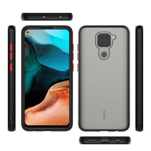 Накладка Skin Feel Huawei Honor 9S (black/red)