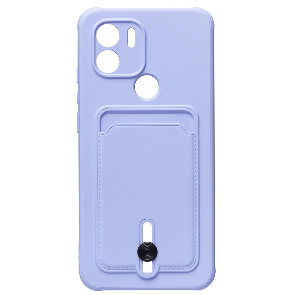 Накладка SC304 Xiaomi Redmi A2/A2+ с визитницей (light violet)