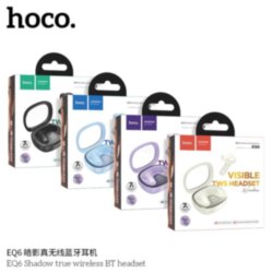 Наушники Bluetooth HOCO EQ6 Shadow TWS, фиолетовые