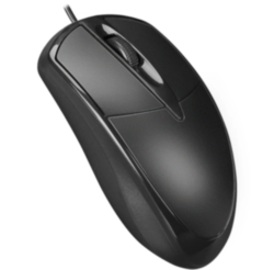 Мышь проводная Perfeo FIRST, USB, 3 кнопки, черная