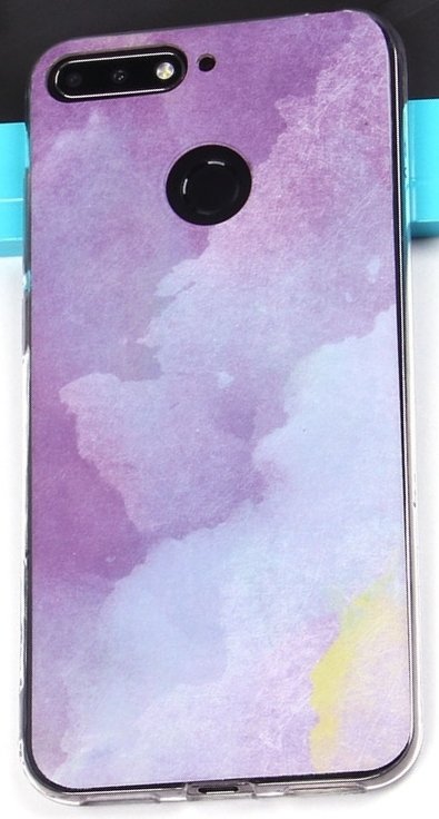 Накладка матовая Xiaomi Redmi 6A Фиолетовая текстура