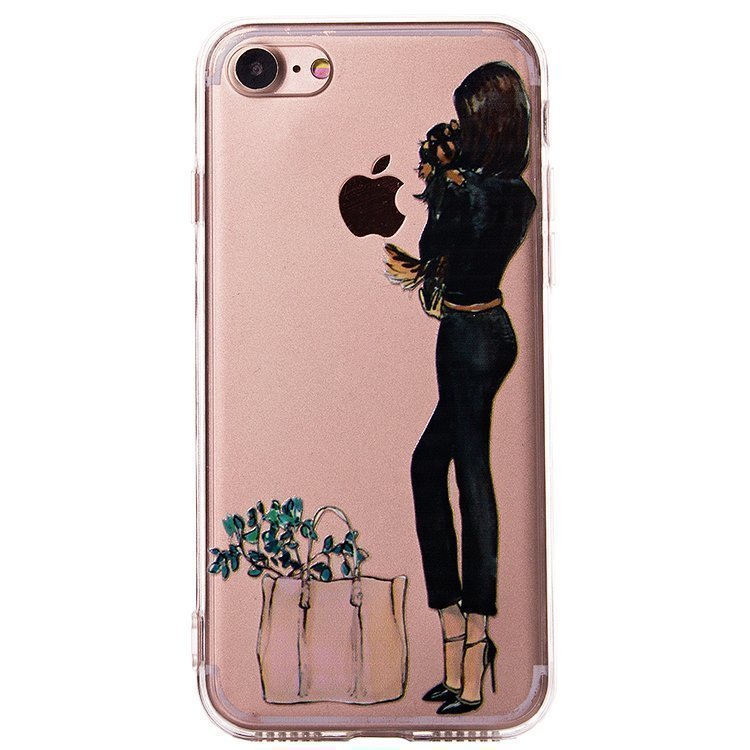 Накладка PC010 Девушка iPhone 7 (001)