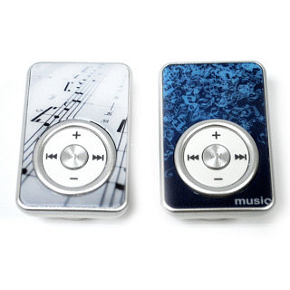 MP3 плеер RK-304c (MicroSD+наушники+ЗУ) разноцветные с серебристым джойстиком