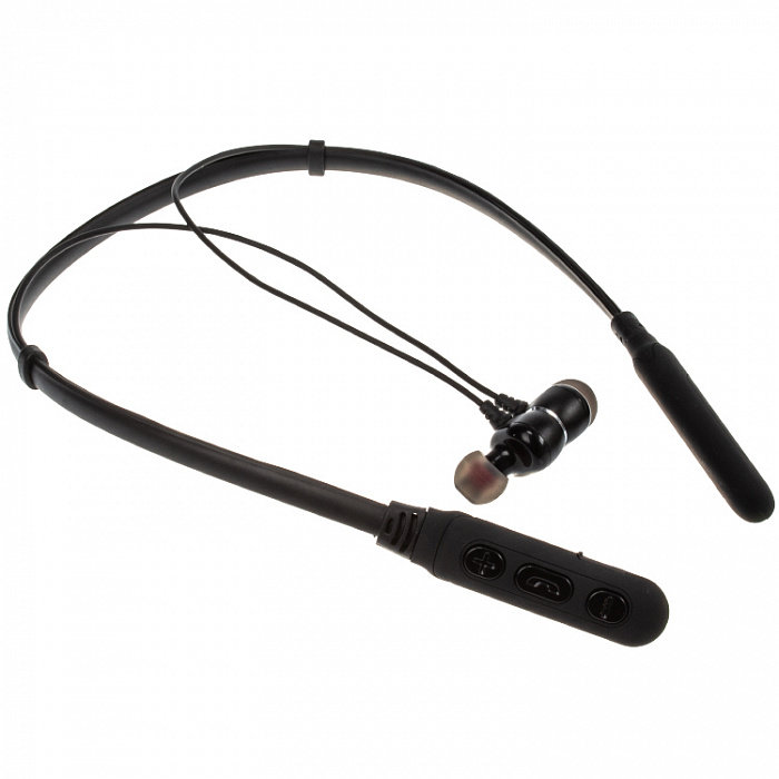 Наушники WALKER Bluetooth магнитные WBT-15 черные