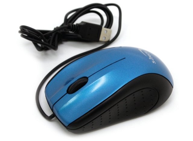 Мышь проводная оптическая S-iTECH SM-8124 синяя